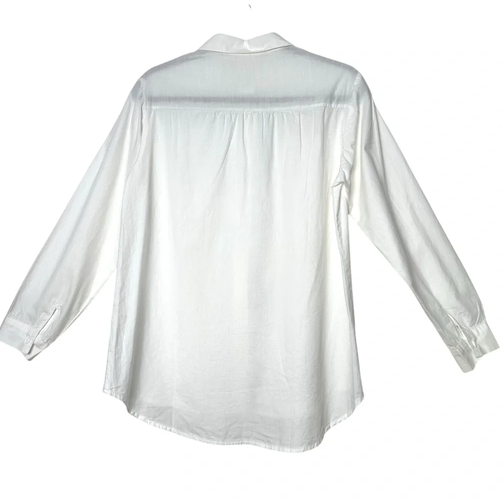 Kitschy Embroidered Rabbit with Crochet Carrot Dopamine Dressing Kawaii Blouse - Picture 2 of 9